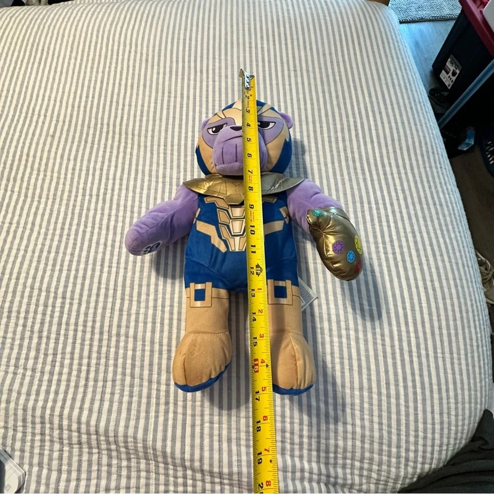 Build-A-Bear Marvel Avengers Thanos Plush Bear with Infinity Gauntlet 16